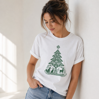 Load image into Gallery viewer, Scandinavian Christmas Tree Tee