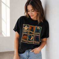 Load image into Gallery viewer, Vintage Halloween Stamp Tee