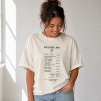 Load image into Gallery viewer, Ballpark Mom Receipt Tee