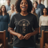 Load image into Gallery viewer, Faith Blooms Eternal Tee