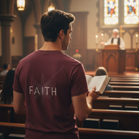 Load image into Gallery viewer, Geometric "Faith" Tee